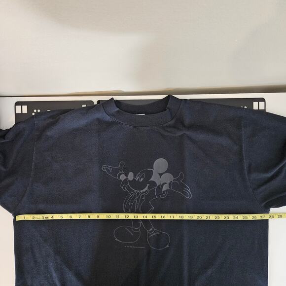 VTG Jostens Mickey Mouse Disney Black T-Shirt Tee | Adult One Size Big and Tall - Picture 4 of 16